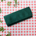 Velvet jewelry pouch - Green