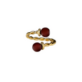 Napkin ring - Gold/Red