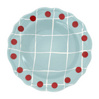 Quadri - Deep plate - Blue - Ø 23 cm