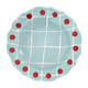 Quadri - Diep bord - Blauw - Ø 23 cm