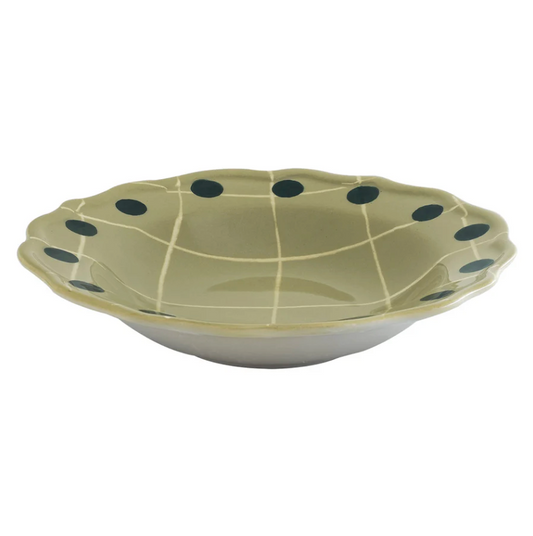 Quadri - Diep bord - Groen - Ø 23 cm