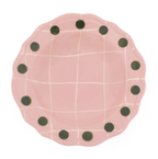 Quadri - Diep bord - Roze - Ø 23 cm