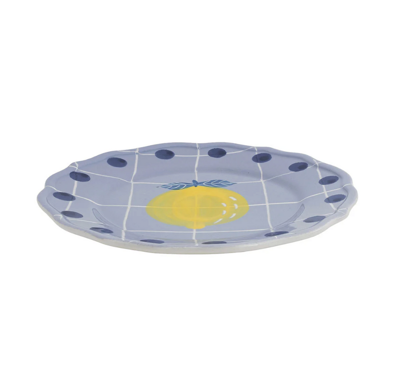 Quadri - Breakfast plate - Purple - Ø 22.5 cm