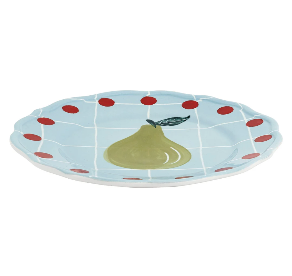 Quadri - Breakfast plate - Blue - Ø 22.5 cm