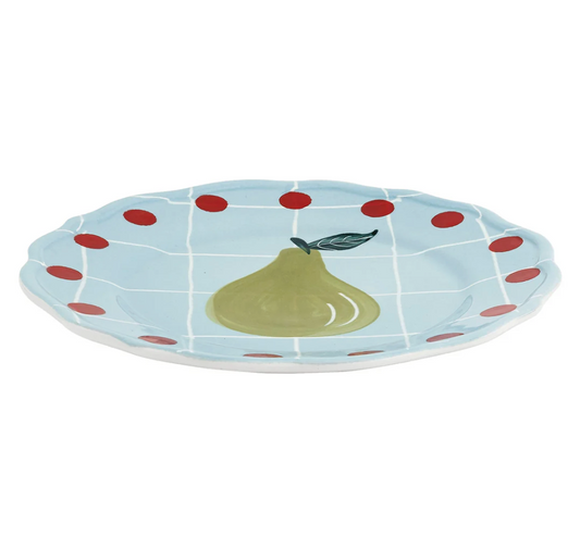 Quadri - Ontbijtbordje - Blauw - Ø 22,5 cm