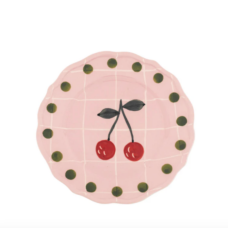 Quadri - Ontbijtbordje - Roze - Ø 22,5 cm