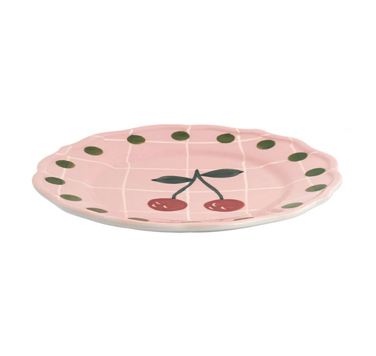 Quadri - Ontbijtbordje - Roze - Ø 22,5 cm