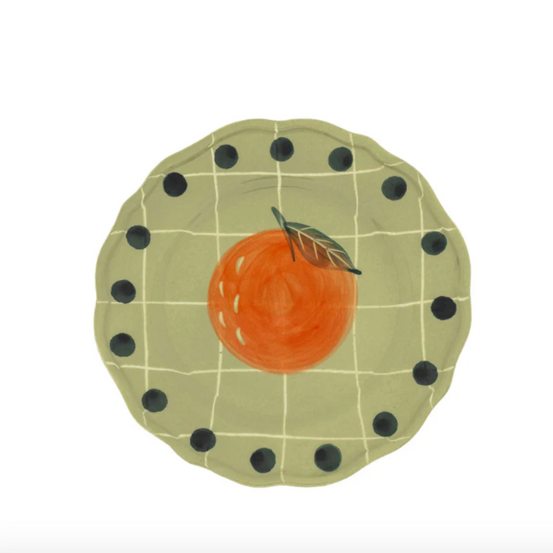 Quadri - Ontbijtbordje - Groen - Ø 22,5 cm