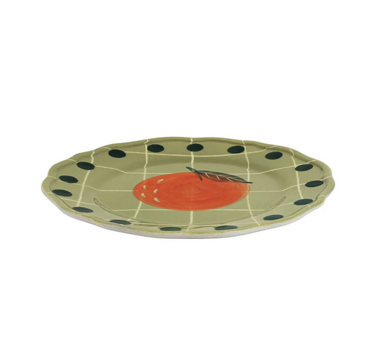 Quadri - Ontbijtbordje - Groen - Ø 22,5 cm