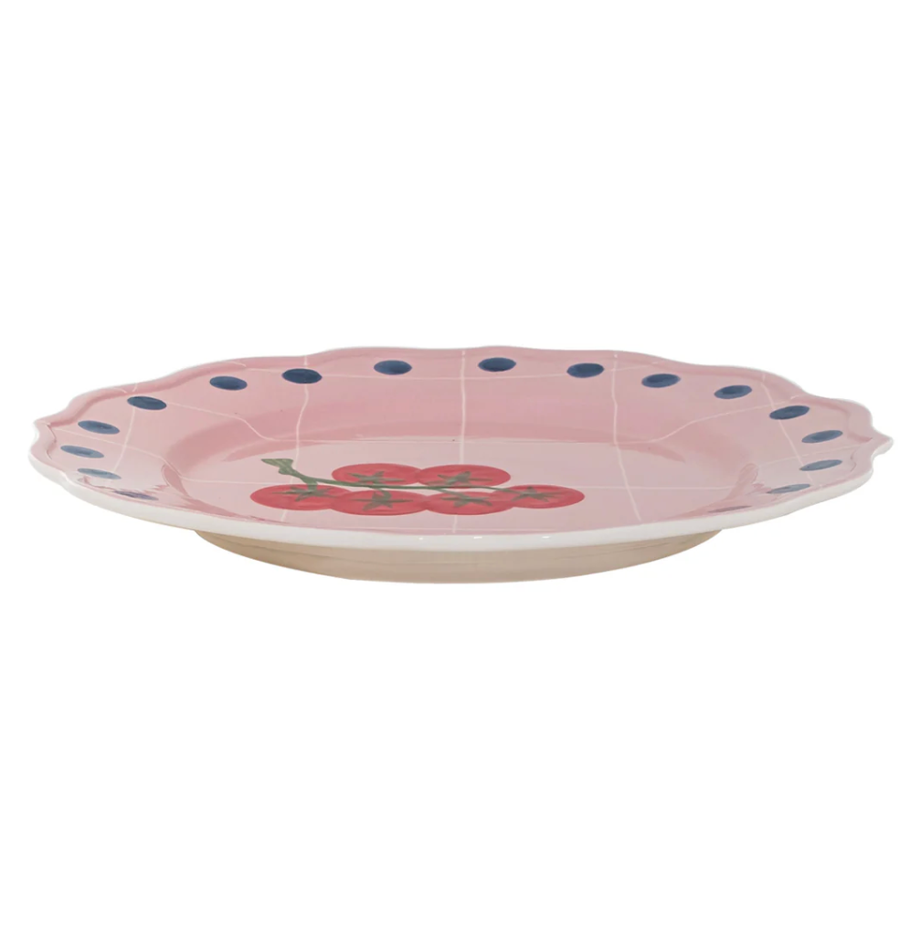 Quadri - Serving Plate - Pink - Ø 30 cm