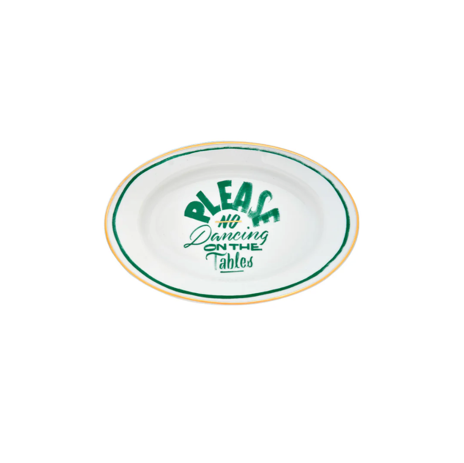 The Club - 'No dancing on the tables' - 24x16 cm