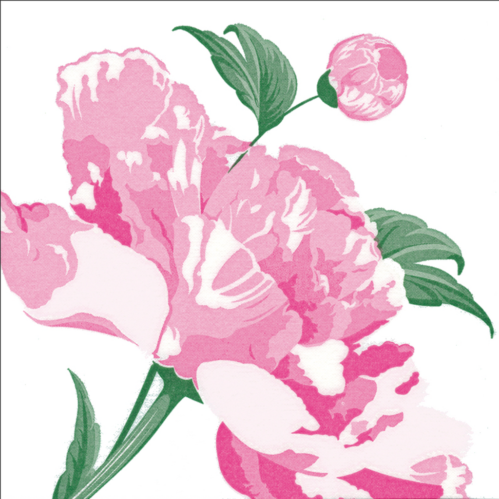 Napkins - Pink peony - 40x40