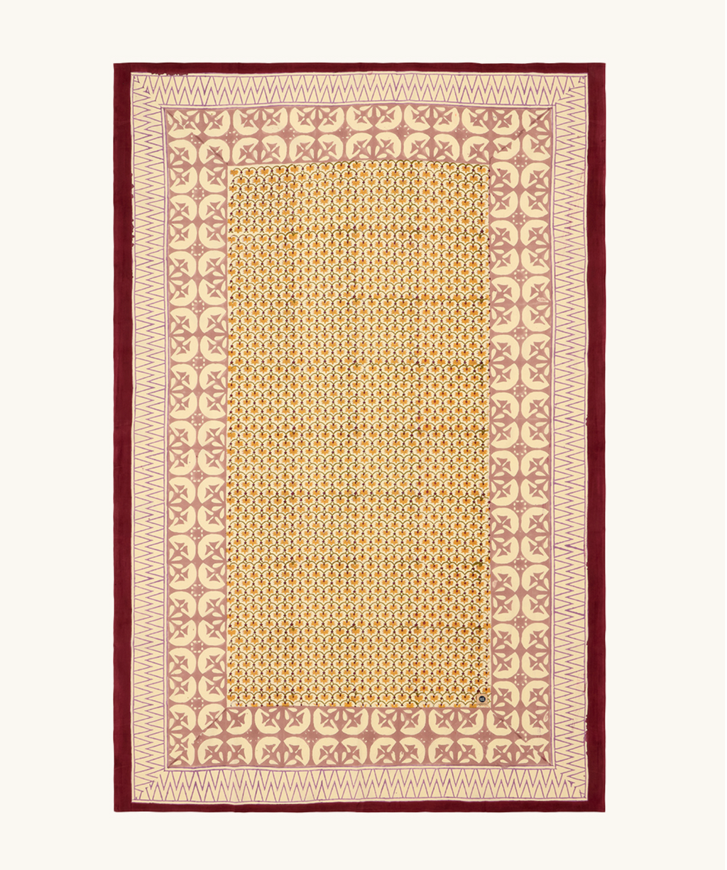 Hand-printed tablecloth "Dani" – 2 sizes