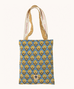 Hand-printed tablecloth "Blue Emma" – 2 sizes