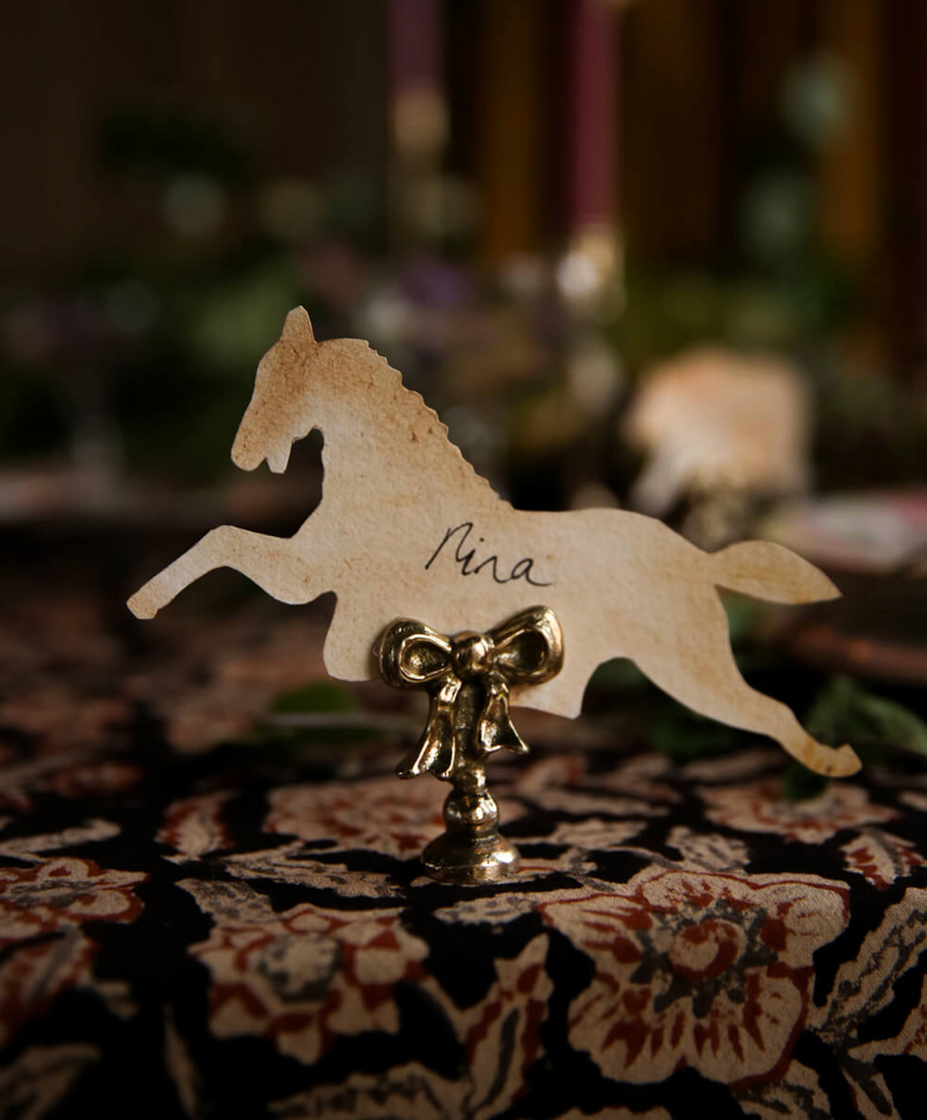 Kaart- en fotohouder "Bowie Strikje "