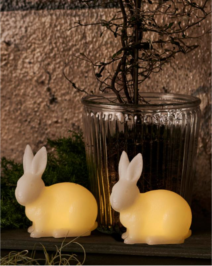 Set 2 LED lamp - Rabbits