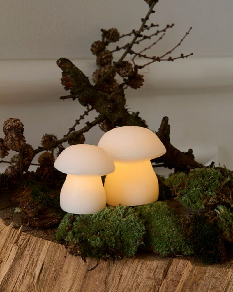 Set 2 LED lamp - Paddenstoelen