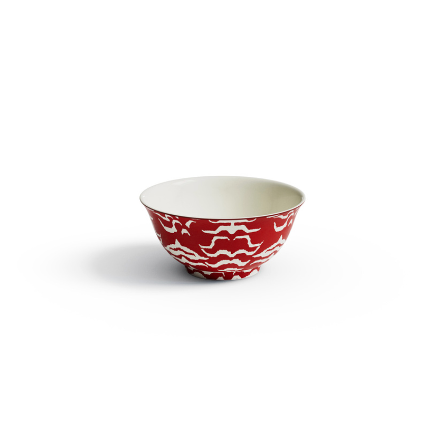 Indian Tiger - Kom - Rood ⌀ 15 cm