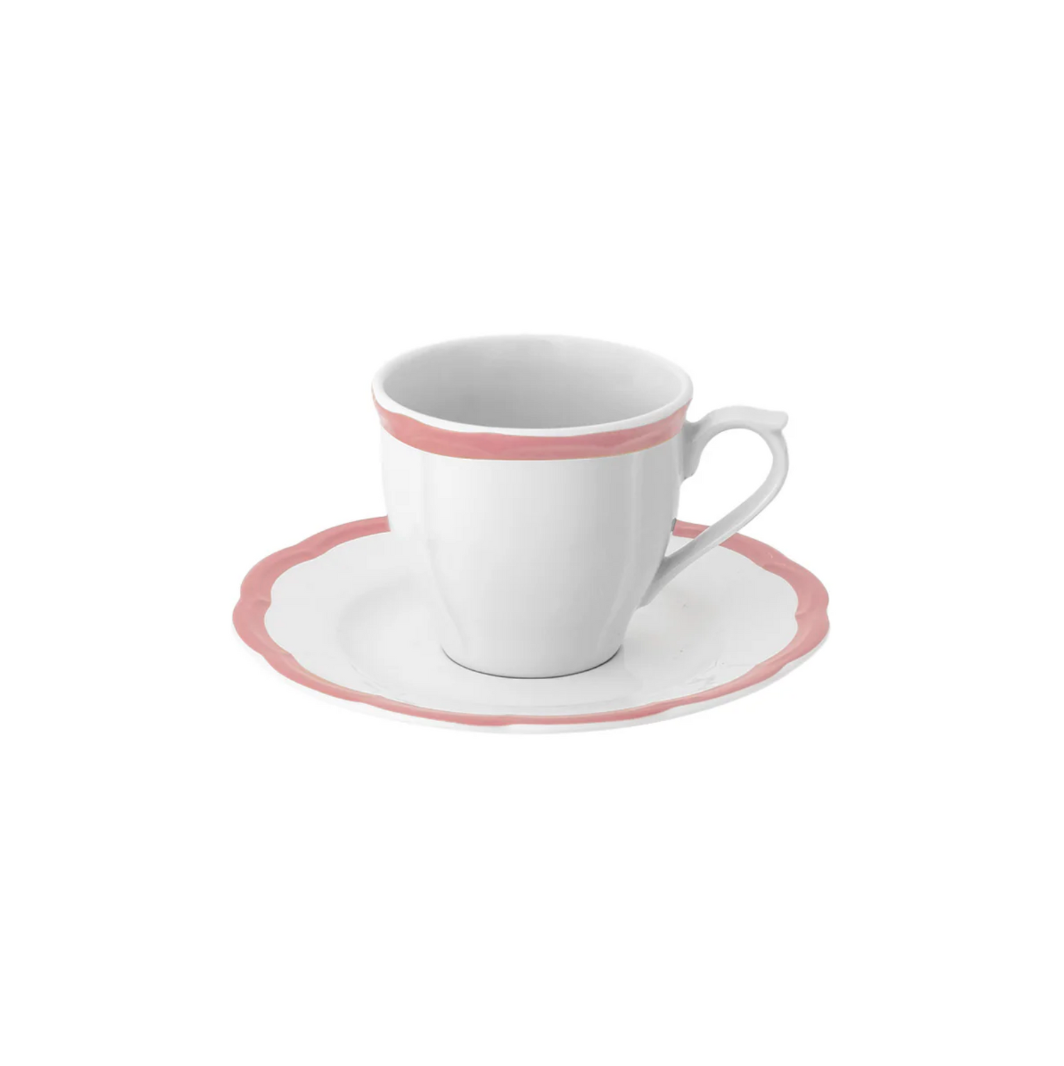 Espressokopje met schotel Petalo – Roze