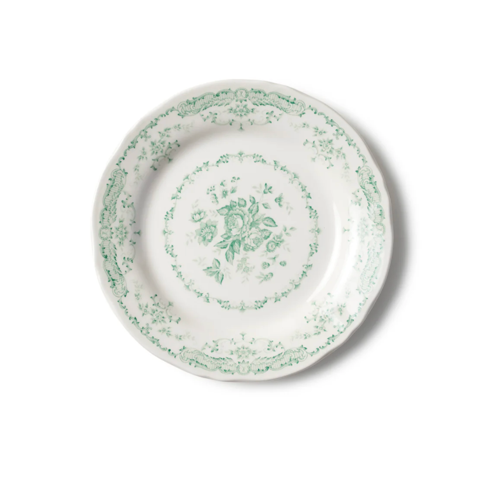 Rose - Ontbijtbord - Groen - Ø 20.7 cm