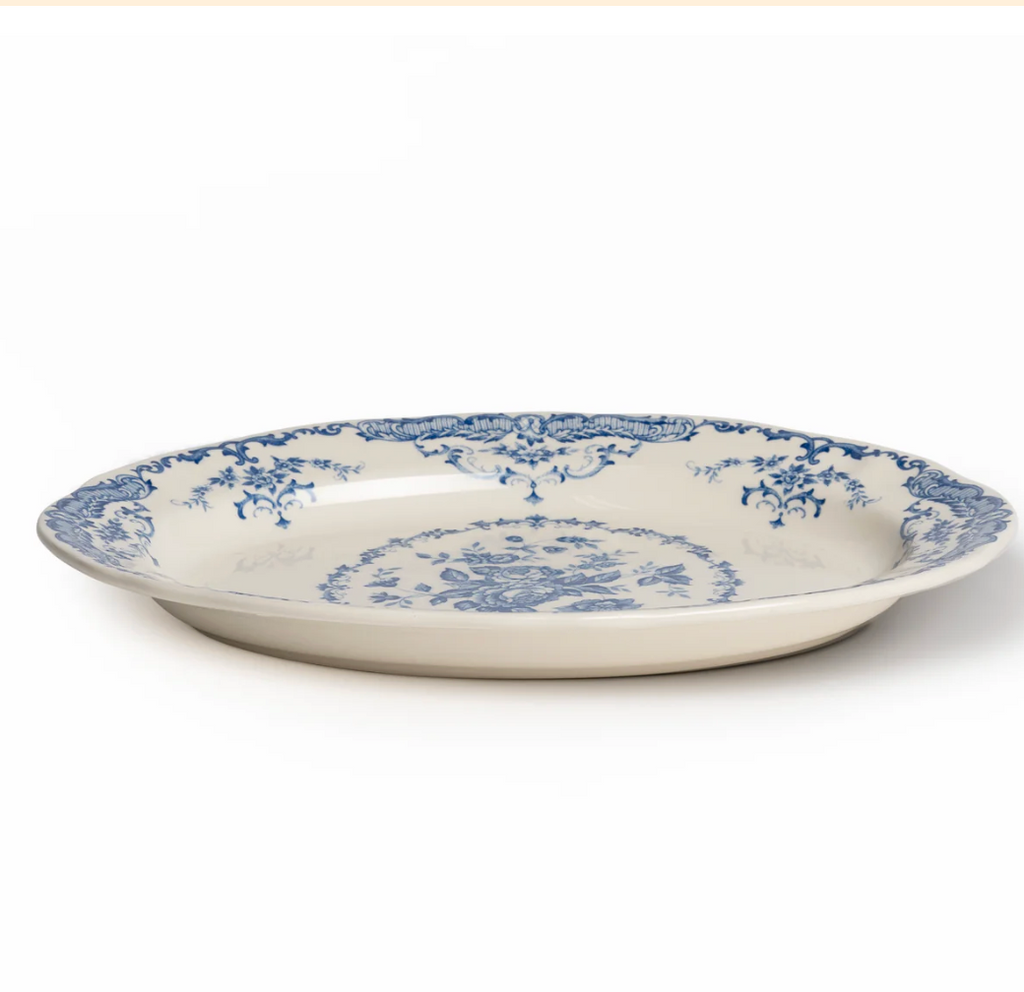 Rose - Serveerbord- Blauw - Ø 30.5 cm