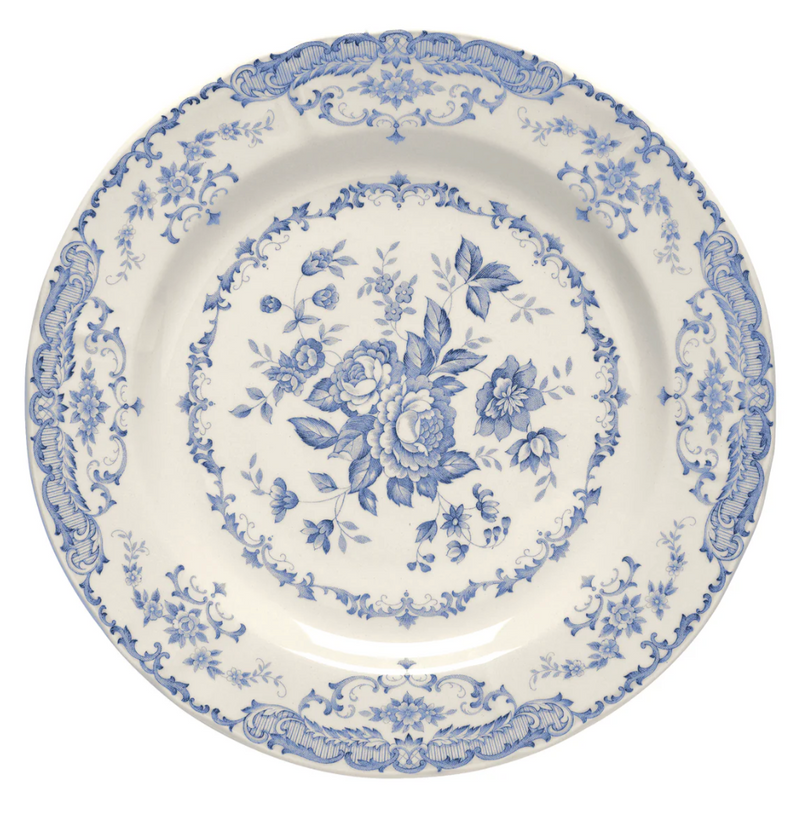 Rose - Dinerbord - Blauw - Ø 26 cm