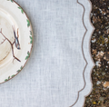 Vlekwerende Linnen Placemat – 50x35 cm - Wit