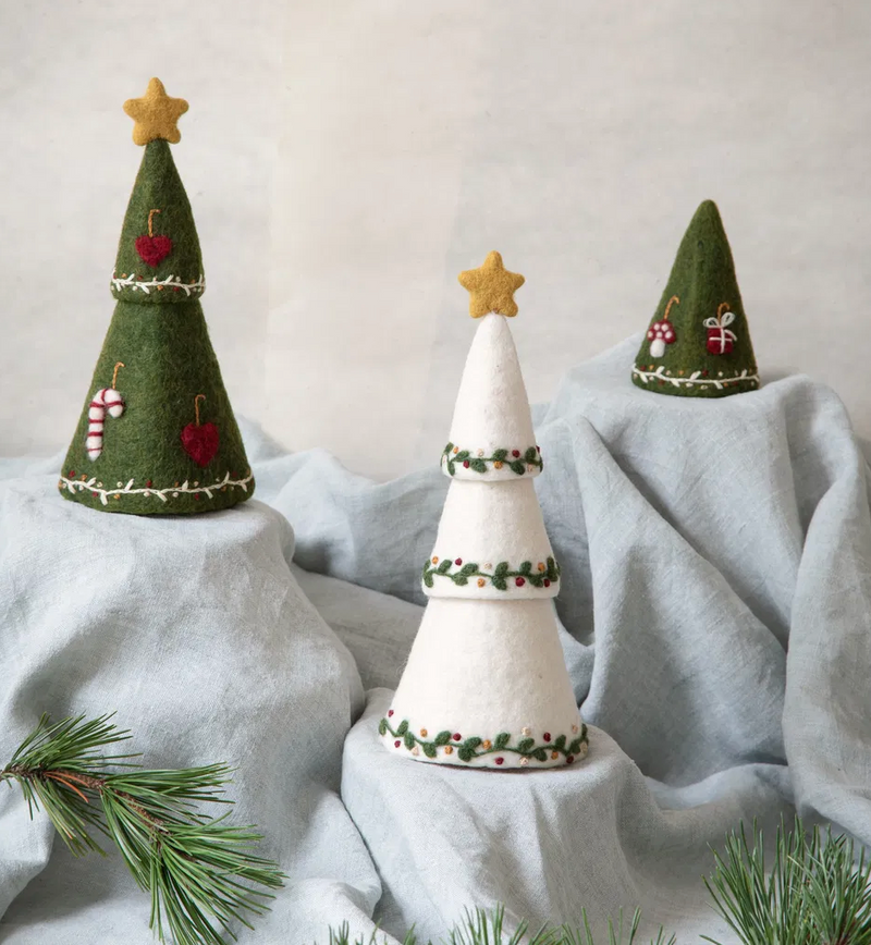 Kerstornament - Vilten kerstboom