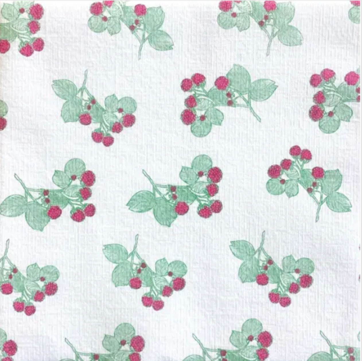 Napkins - Raspberries - 40x40