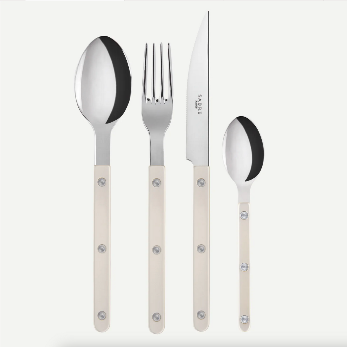 Sabre Pearly bestek voor 6 ivoor