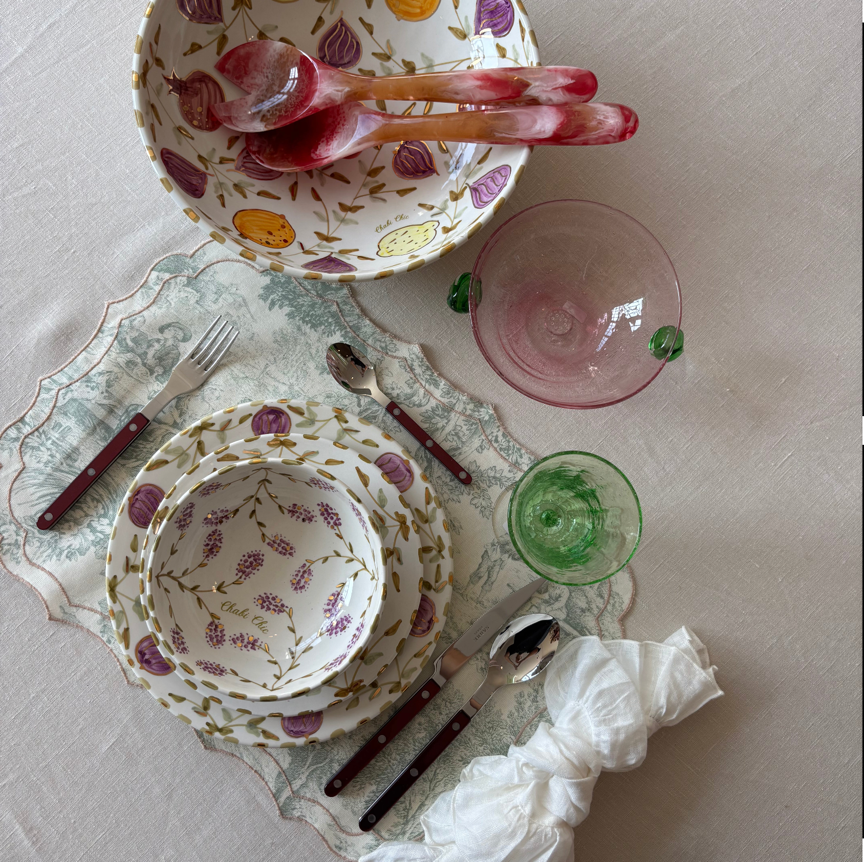 Gitane Linnen Servet – Wit