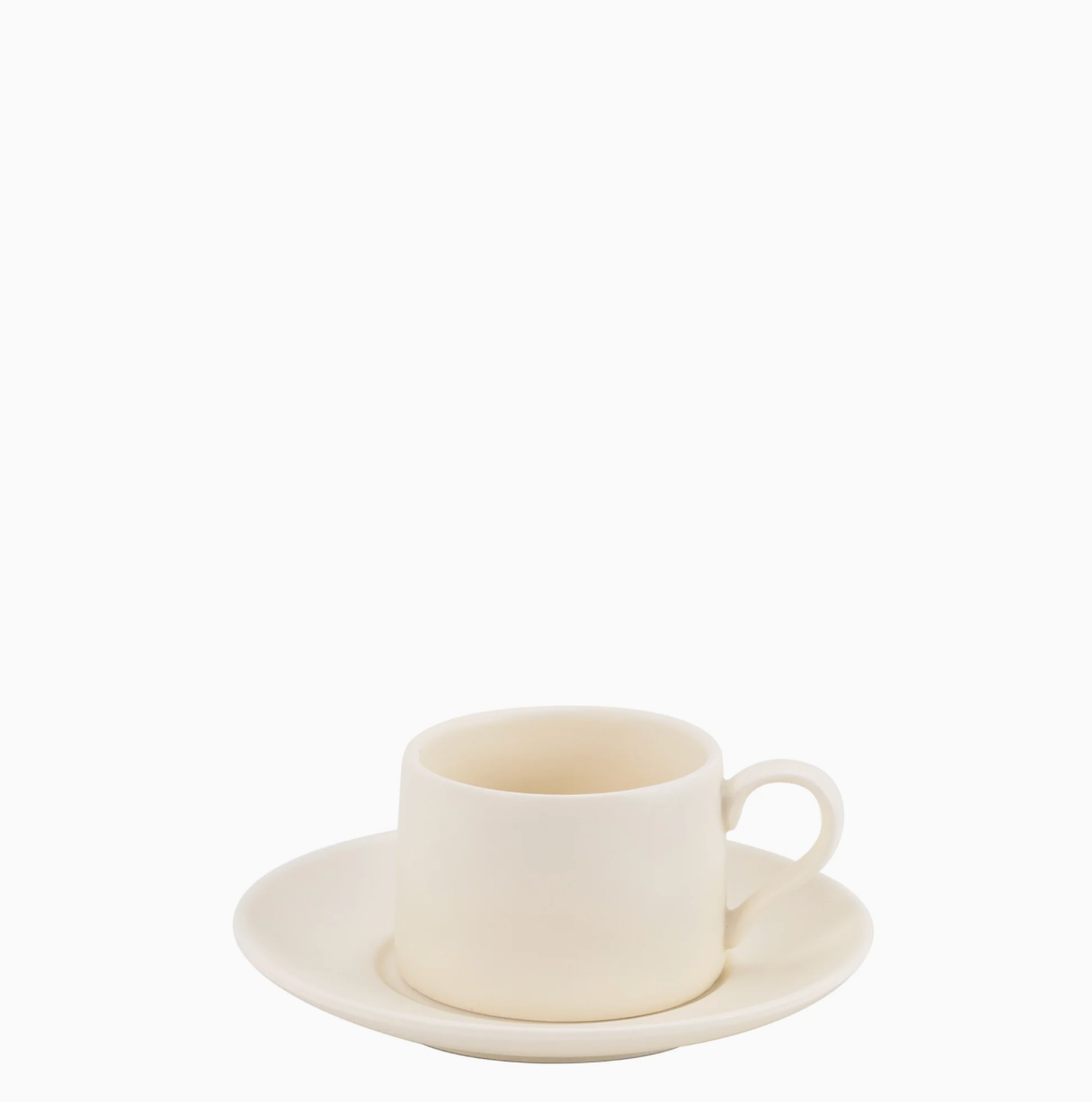 Koffietas met Schoteltje – ivoor 8 cl