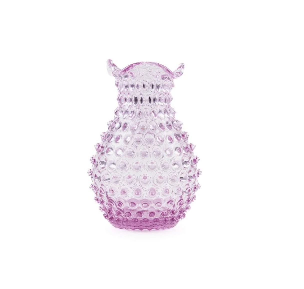 Kristallen vaas - Lilla - 20,5 cm