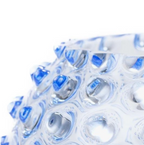 Kristallen kom – Blauw -  24 cm