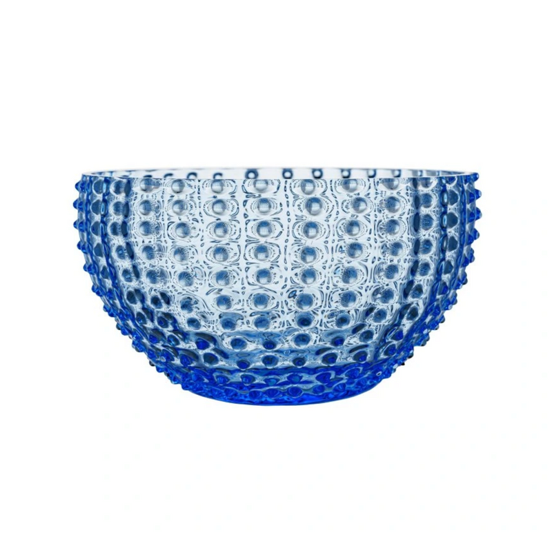 Kristallen kom – Blauw -  24 cm