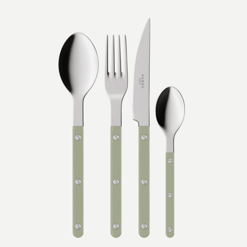 Bistrot Cutlery Set Sabre – 4-piece - Asparagus