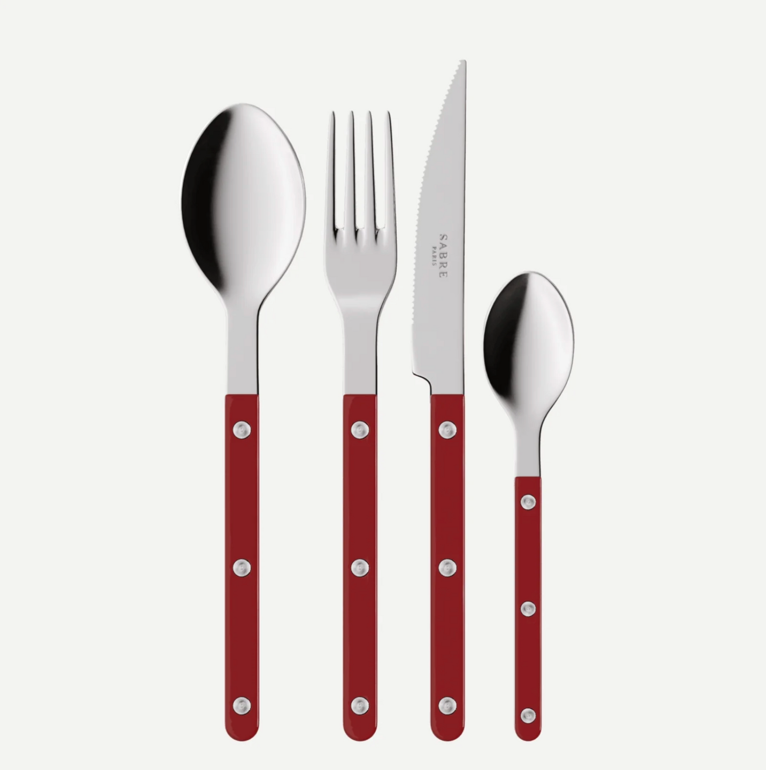 Bistrot Bestekset Sabre – 4-delig - Bordeaux