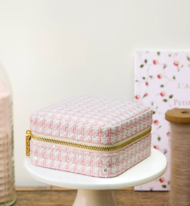 Reissieradendoos Pied-de-Poule effect - Rose