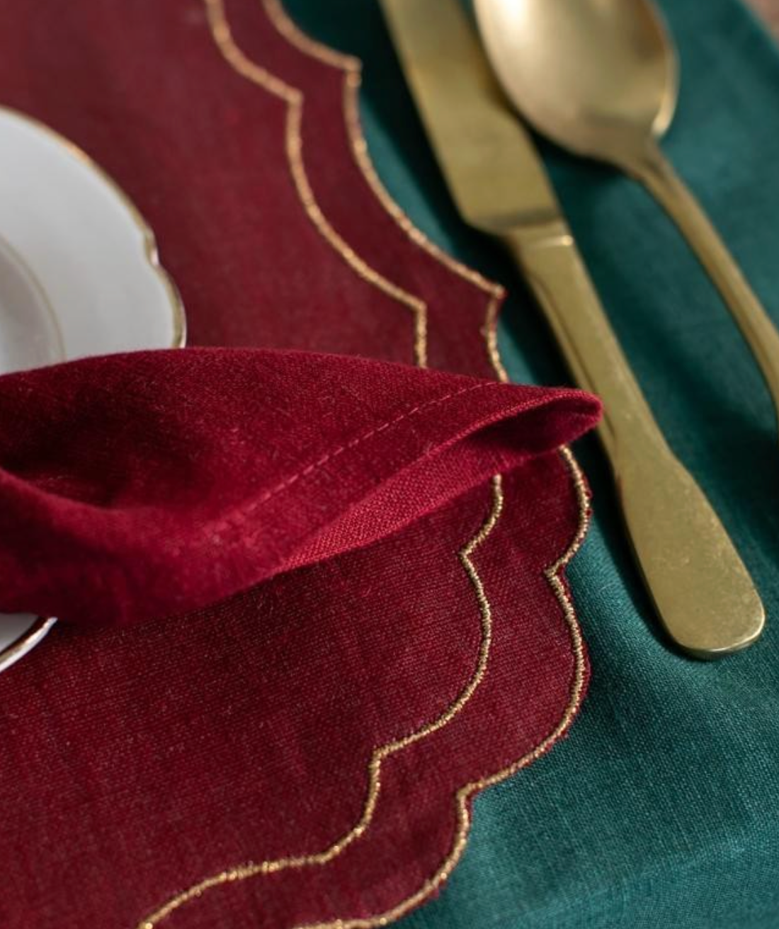 Stain-resistant Linen Placemat Firenze – 50x35 cm