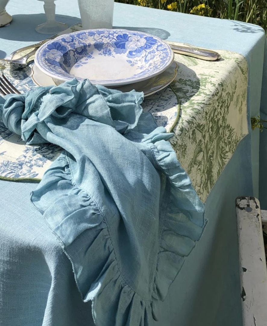 Gitane Linen Napkin – Blue