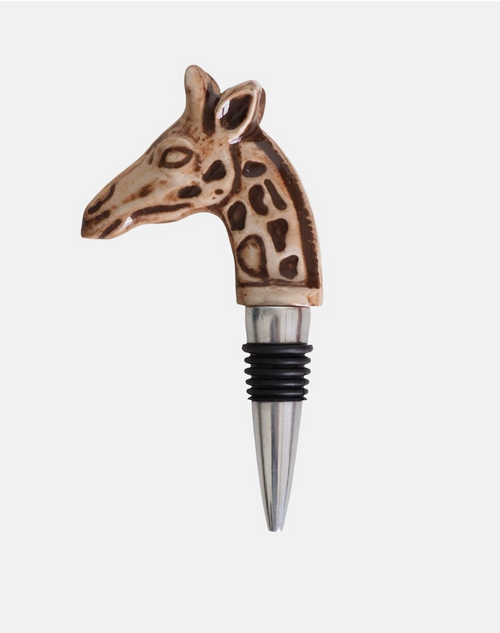 Giraffe bottle stopper