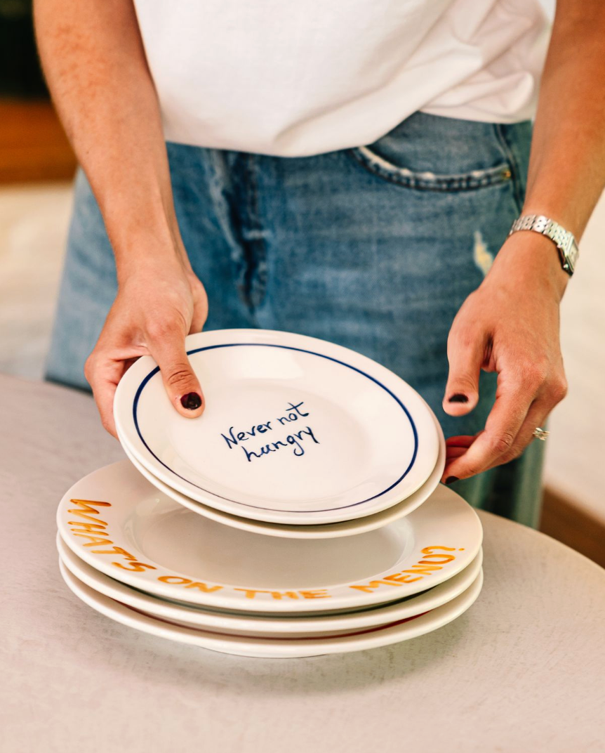 Bordje - 'Never not hungry' - Ø22