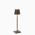 Tafellamp Poldina Micro Corten – Draadloos & Dimbaar