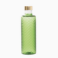 Glazen fles met dop - Groen