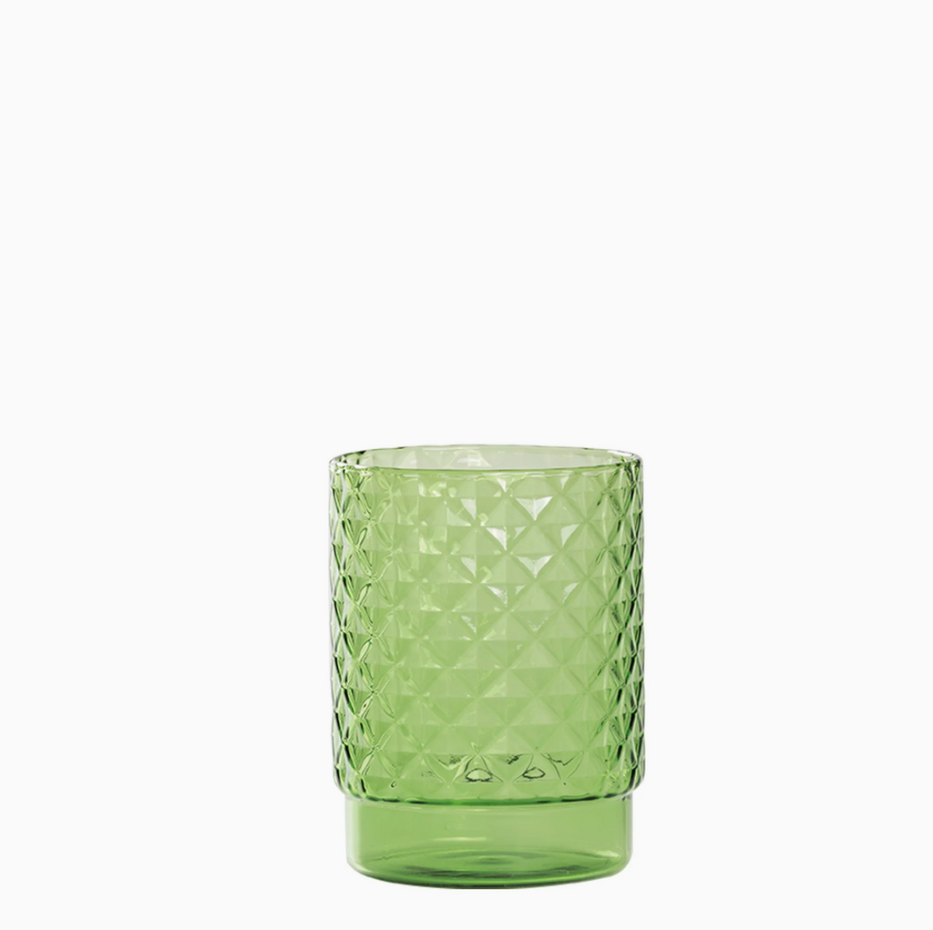 Set van 4 stapelbare glazen Groen