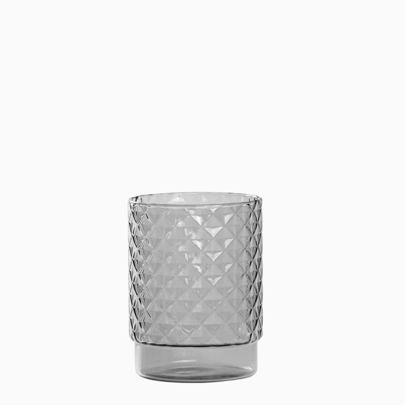 Set of 4 stackable glasses - Gray