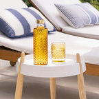 Set of 4 stackable glasses - Yellow