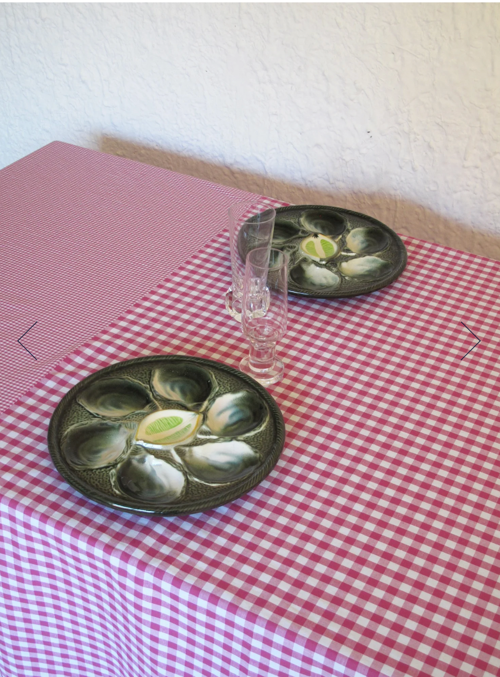 Tablecloth - Pink Vichy - 140 × 340 cm 