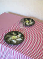 Tablecloth - Pink Vichy - 140 × 340 cm 