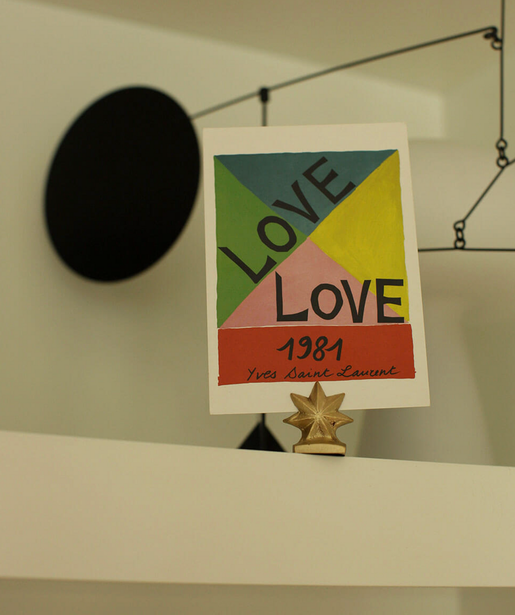 Card and photo holder "Star"